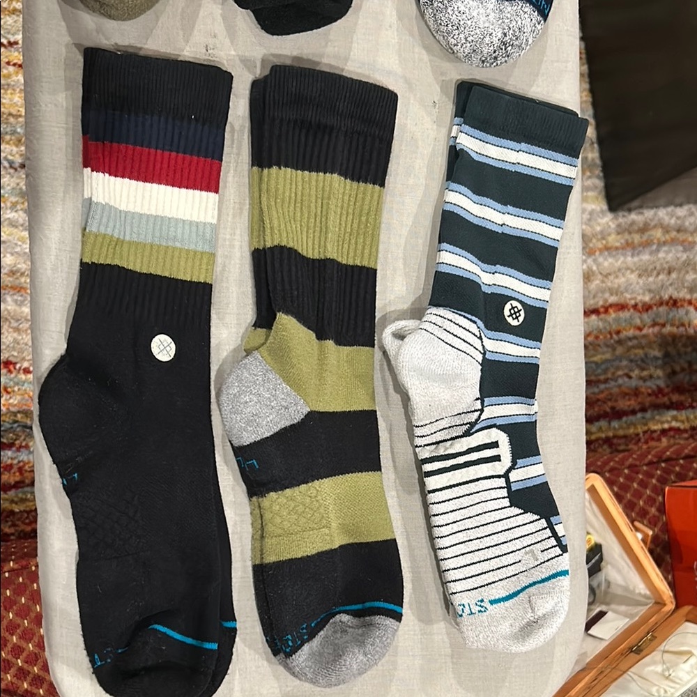 Stance Men's Striped Socks - Multicolor